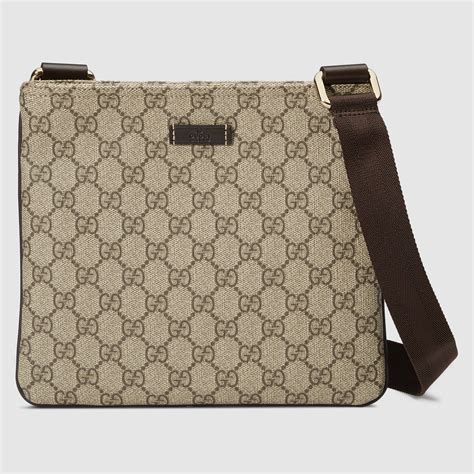 gucci men's gg supreme messenger bag|gucci gg supreme crossbody bag.